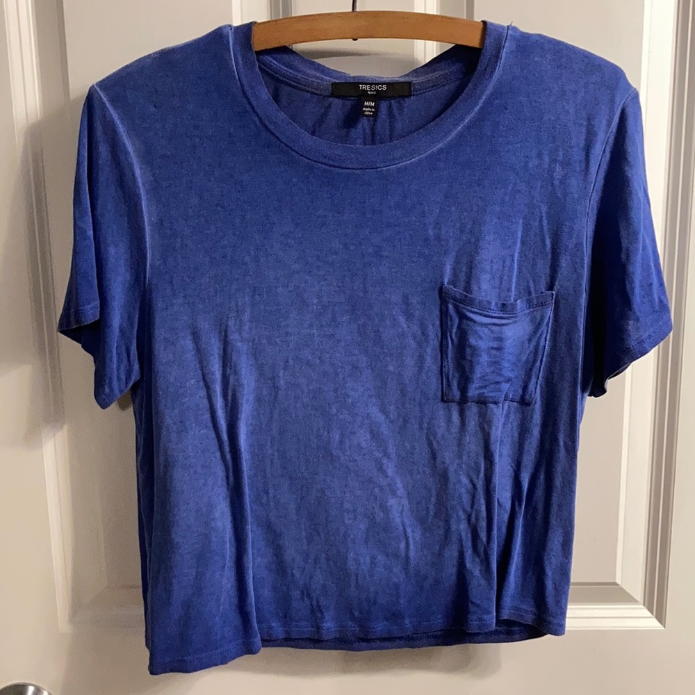 Size Medium T.J. Maxx Blue Shirt
